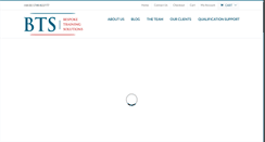 Desktop Screenshot of bespoketrainingsolutions.com